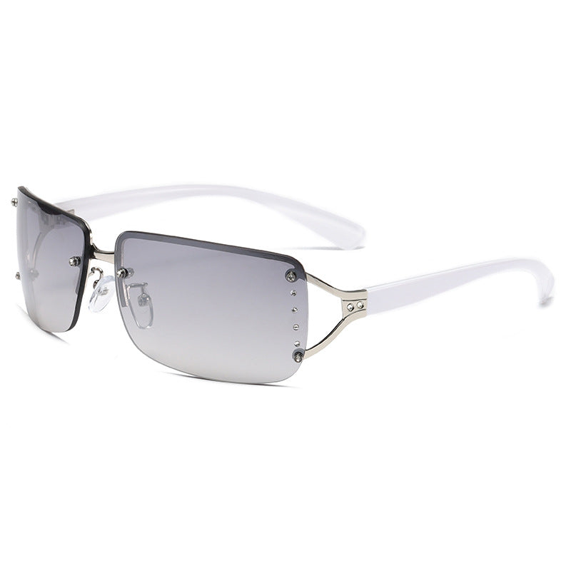 SR-ICE02 | Diamond Edge Clear Crystal Visor Shades
