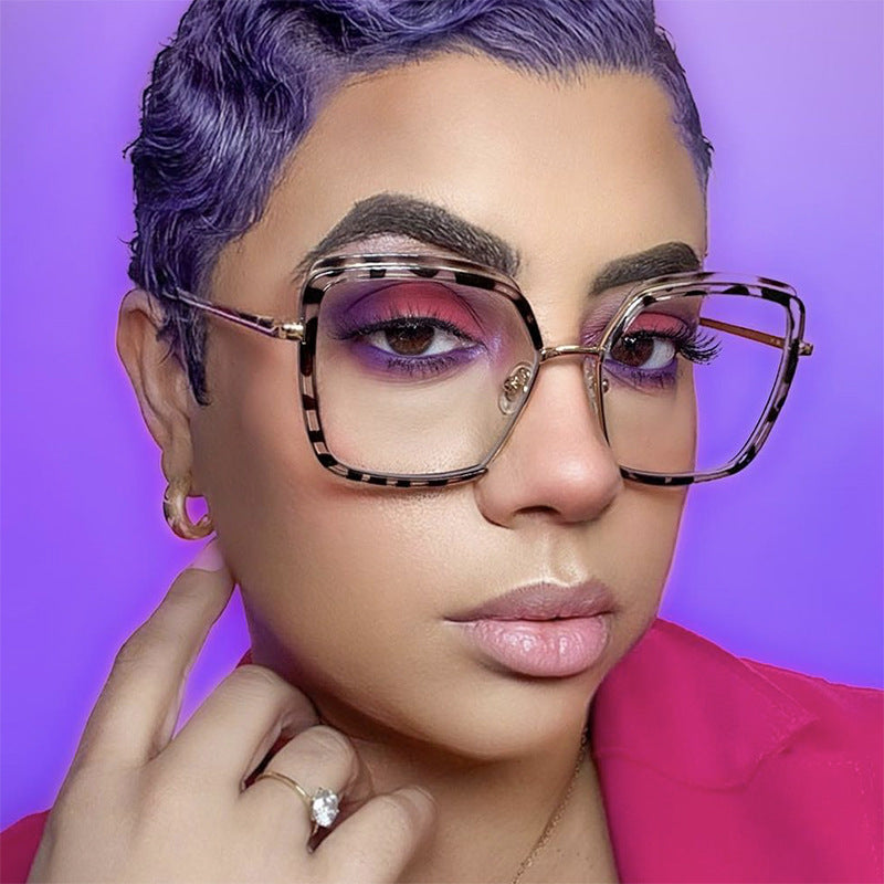 SR-TORT02 | Luxe Oversized Tortoise Square Frames