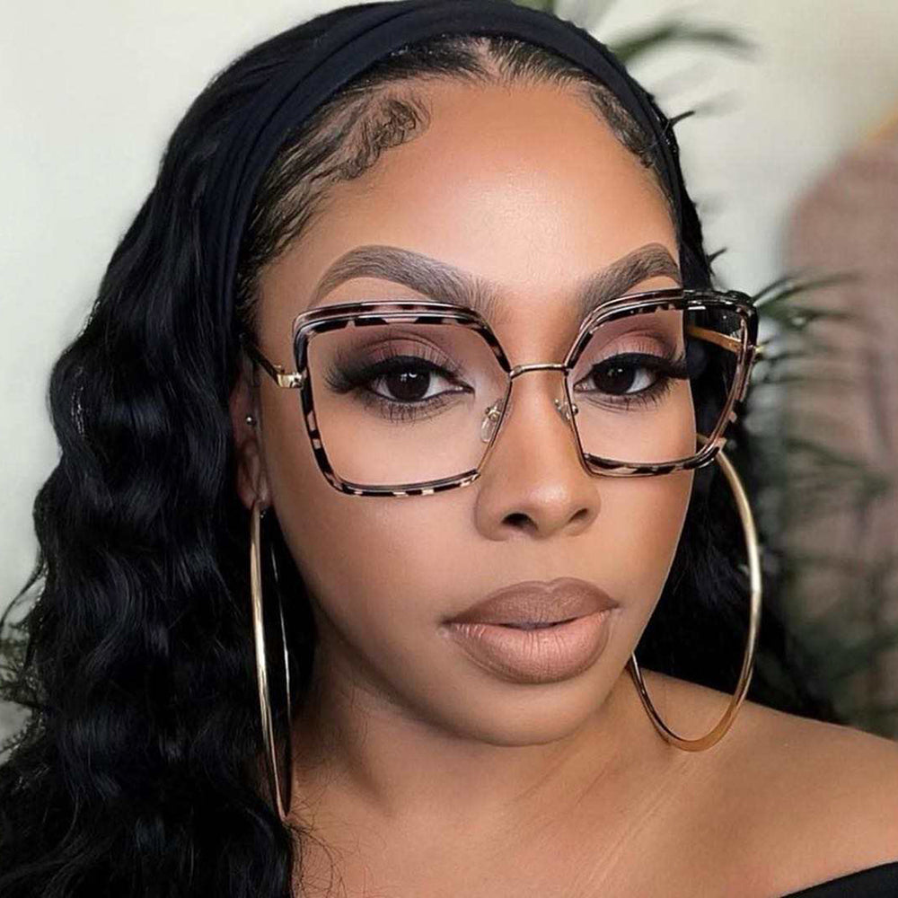 SR-TORT02 | Luxe Oversized Tortoise Square Frames