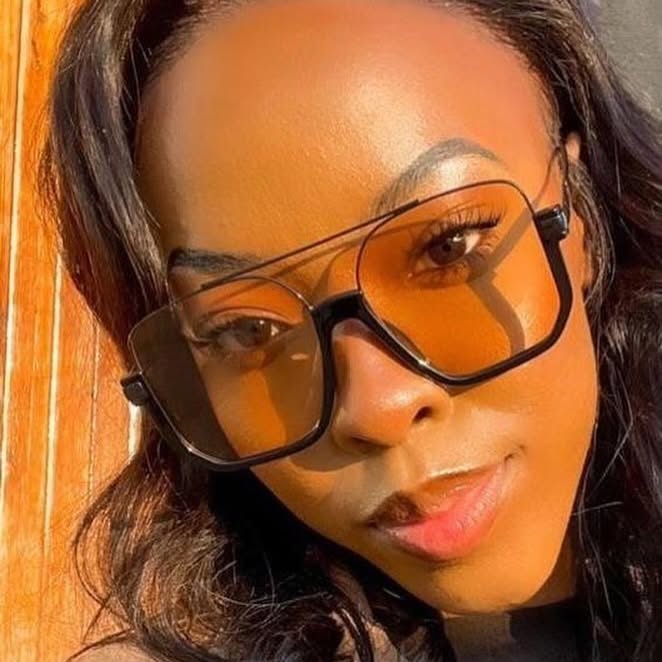 SR-AMBER02 | Oversized Amber Lens Shades